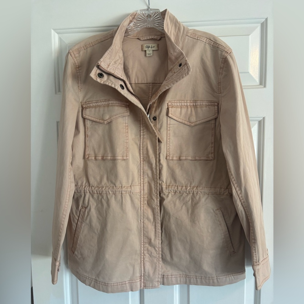 Style & Co. Women's Mocha Pink Utility / Field Jacket